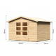 Casetta da giardino in legno massiccio 6,05 m² Amberg 4 – WoodFeeling