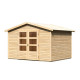 Casetta da giardino in legno massiccio 6,05 m² Amberg 4 – WoodFeeling