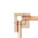 Casetta da giardino in legno massiccio grigio terra 6,05 m² Amberg 4 – WoodFeeling