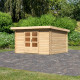 Casetta da giardino in legno massiccio 10,60 m² Bastrop 7 – WoodFeeling