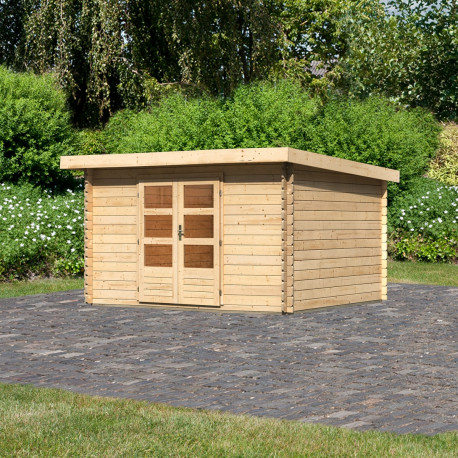 Casetta da giardino in legno massiccio 10,60 m² Bastrop 7 – WoodFeeling