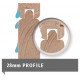 Casetta da giardino in legno massiccio 10,60 m² Bastrop 7 – WoodFeeling