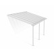 Pergola per terrazza in alluminio bianco 3x4,25m + PC 16mm Olympia - Canopia by Palram