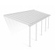Pergola per terrazza in alluminio bianco 3x8,51m + PC 16mm Olympia - Canopia by Palram