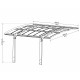 Arizona Breeze 5000 tettoia in alluminio e policarbonato grigio - Canopia by Palram