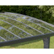 Doppia tettoia in alluminio grigio e policarbonato Arizona Breeze 5000 Canopia by Palram