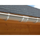 Kit grondaia in PVC per entrambi i lati - lunghezza 3 m - rif 8381 WoodFeeling