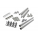 Kit grondaia in PVC per entrambi i lati - lunghezza 3 m - rif 8381 WoodFeeling
