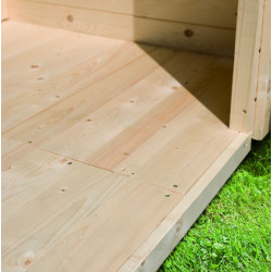 Pavimento in abete rosso nordico per casette da giardino Karibu 57820 