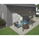 Pergola per terrazza Capri 3x3.05 Grigio bronzo - Palram - Canopia