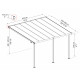 Pergola per terrazza 3x4,25 grigio - bronzo Capri - Palram -  Canopia