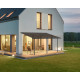 Pergola per terrazza Capri 3x5,46 - grigio - bronzo - Palram - Canopia