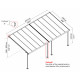 Pergola per terrazza Capri 3x6.10 grigio e bronzo Palram - Canopia