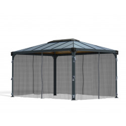 Zanzariera leggera in poliestere per pergola Martinique 4300 - Grigio - Palram - Canopia