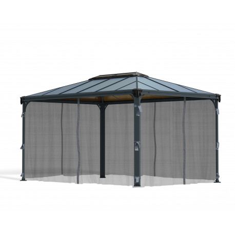 Zanzariera leggera in poliestere per pergola Martinique 4300 - Grigio - Palram - Canopia