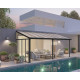 Pannello laterale per pergola 257x305 - grigio - Palram - Canopia
