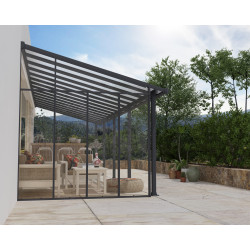 Pannello laterale per pergola 257x305 - grigio - Palram - Canopia