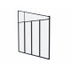 Pannello laterale per pergola 257x305 - grigio - Palram - Canopia