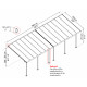 Pergola per terrazza Capri 295x860 grigio e bronzo - Palram - Canopia