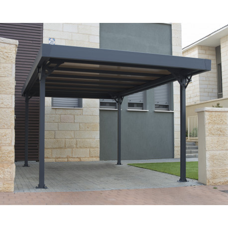 Tettoia PALMA 5000 292.5x496.5 - grigio e bronzo - Palram Canopia