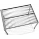 Pergola bioclimatica autoportante in alluminio grigio chiaro 4x3m - X-METAL