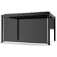 Tendalino laterale antracite 370cm per pergola bioclimatica in alluminio X-METAL