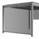 Tendalino laterale grigio chiaro 270cm per pergola bioclimatica in alluminio X-METAL