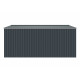 Casetta in lamiera 15,16m² PLUS antracite + set di montaggio X-METAL