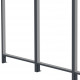 Pannello laterale in alluminio e PC trasparente per pergola per terrazzo antracite 2,5m X-METAL