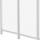 Pannello laterale in alluminio e PC trasparente per pergola per terrazza bianco 2,5m X-METAL