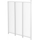Pannello laterale in alluminio e PC 4mm per pergola per terrazza bianco 2,5m X-METAL
