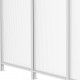 Pannello laterale in alluminio e PC 4mm per pergola per terrazza bianco 2,5m X-METAL