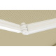 Tenda da sole ad apertura manuale 350x250 cm EASY in tessuto poliestere beige - X-METAL
