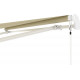 Tenda da sole ad apertura manuale 350x250 cm EASY in tessuto poliestere beige - X-METAL