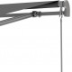Tenda da sole ad apertura manuale 350x250 cm EASY in tessuto poliestere grigio - X-METAL