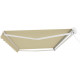 Tenda da sole ad apertura motorizzata 350x250 cm EASY in tessuto poliestere beige - X-METAL