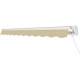 Tenda da sole ad apertura motorizzata 350x250 cm EASY in tessuto poliestere beige - X-METAL