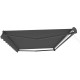 Tenda da sole ad apertura motorizzata 395x300 cm EASY in tessuto poliestere grigia - X-METAL