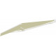 Tenda da sole ad apertura manuale 350x250 cm DECO in tessuto poliestere beige - X-METAL