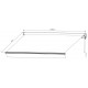 Tenda da sole ad apertura motorizzata 295x200 cm DECO in tessuto poliestere beige - X-METAL
