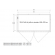 Box da giardino in legno trattato 28mm 2000L ALTO Bianco - Gardy Shelter