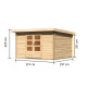 Casetta da giardino in legno massiccio 10,60 m² Bastrop 7 – WoodFeeling