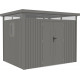 Casetta da giardino in acciaio zincato Kosto 6,76m² + kit di ancoraggio - X-Metal