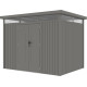 Casetta da giardino in acciaio zincato Kosto 6,76m² + kit di ancoraggio - X-Metal