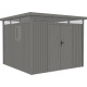 Casetta da giardino in acciaio zincato Kosto 8,64m² + kit di ancoraggio - X-Metal