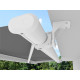 Fissaggio a parete e sottotetto bianco per tenda a cassonetto X-METAL