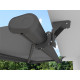 Fissaggio a parete e sottotetto grigio per tenda a cassonetto X-METAL