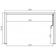 Pergola bioclimatica autoportante in alluminio grigio chiaro 4x3m - X-METAL