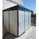 Casetta da giardino modulare coibentata profili neri 3x2m - pavimento incluso - Everbox