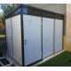 Casetta da giardino modulare coibentata profili neri 3x2m - pavimento incluso - Everbox